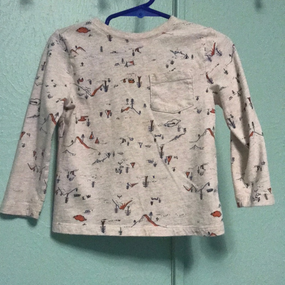 Boys mountain graphic long sleeve